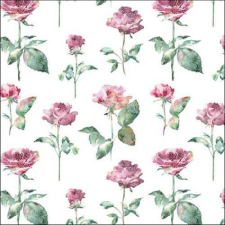 AMBIENTE Julia white papírszalvéta 33x33cm, 20db-os konyhai eszköz