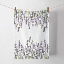 AMBIENTE Lavender Shades White konyharuha 50x70cm, 100% pamut lakástextília