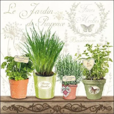 AMBIENTE Le Jardin de Provence papírszalvéta 33x33cm, 20db-os konyhai eszköz