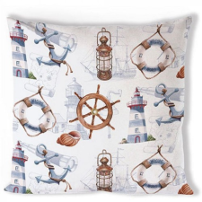 AMBIENTE Párnahuzat 40x40cm - Welcome Aboard lakástextília
