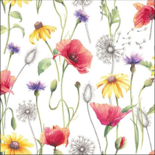 AMBIENTE Poppy Meadow papírszalvéta 33x33cm, 20db-os konyhai eszköz