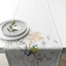 AMBIENTE Sweet Little Bird asztali futó 40x150cm, 100% pamut karácsonyi textilia