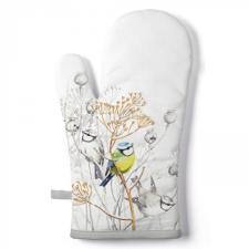 AMBIENTE Sweet Little Bird edényfogó kesztyű 18x30cm, 100% pamut karácsonyi textilia