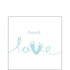 AMBIENTE Sweet Love Boy papírszalvéta 25x25cm,20db-os papírárú, csomagoló és tárolóeszköz