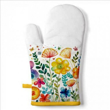 Ambiente Vibrant spring white edényfogó kesztyű 18x30cm, 100% pamut lakástextília