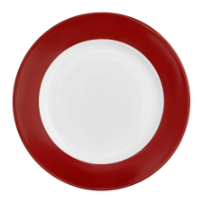 Ambition Aura Red lapos tányér 27 cm tányér és evőeszköz