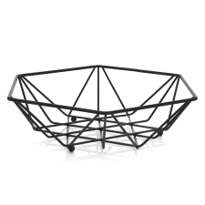 Ambition Decor gyümölcskosár 26 cm fekete papírárú, csomagoló és tárolóeszköz