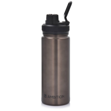 Ambition Gym kulacs 550 ml szürke kulacs, kulacstartó