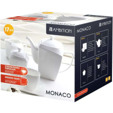 Ambition Monaco 17 részes kávéskészlet bögrék, csészék
