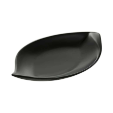 Ambition Salsa csónakforma kínálótál 22x13 cm fekete konyhai eszköz