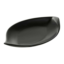 Ambition Salsa csónakforma kínálótál 27x15.5 cm fekete konyhai eszköz