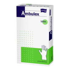  AMBULEX latex púderes gumikesztyű L