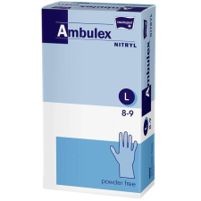 Ambulex Nitril Vizsgálókesztyű 100db  L  Méret védőkesztyű