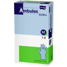 Ambulex Nitril Vizsgálókesztyű 100db  M  Méret