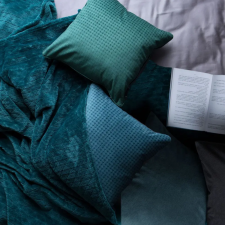  Amelia bársony párnahuzat Pasztell rózsaszín 40x40 cm lakástextília