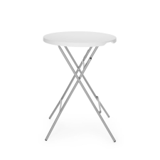 AmerBox Bar asztal, AmerBox, max. terhelés 80 kg., Fehér, ⌀800x(H)1100mm konyhai eszköz