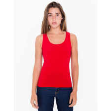 AMERICAN APPAREL AA8308 Női sztrecs pamut ujjatlan póló-trikó American Apparel, Red-L női trikó
