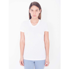 AMERICAN APPAREL AAPL301 szublimálható Női rövid ujjú póló American Apparel, White-L