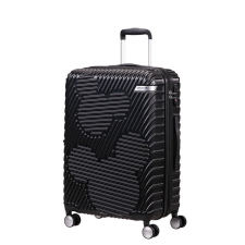 American Tourister by Samsonite American Tourister MICKEY CLOUDS négykerekű fekete bővíthető közepes bőrönd 147088-A104 kézitáska és bőrönd