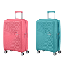 American Tourister by Samsonite American Tourister SOUNDBOX  bővíthető négykerekű közepes bőrönd 88473 kézitáska és bőrönd