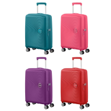 American Tourister SOUNDBOX 2019 bővíthető négykerekű kabinbőrönd 32G*001 kézitáska és bőrönd