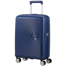 American Tourister Soundbox Spinner 55 EXP Midnight Navy kézitáska és bőrönd