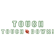 Amerikai futball Touchdown felirat 180 cm party kellék
