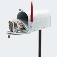 Amerikai postaláda fehér állvánnyal 60339 postaláda