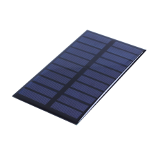 Amisolar 5,5V 1,6W 150x86 mm kisméretű monokristályos napelem. Vízálló bevonattal, külön tokozást nem igényel! napelem