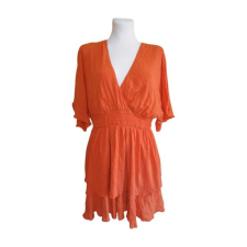  Amisu narancs színű női ruha (méret: 44) női ruha