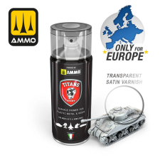AMMO TITANS HOBBY Transparent Satin Varnish TTH121 makett