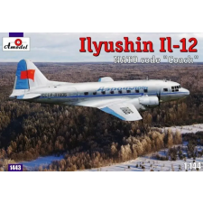  Amodel Ilyushin IL-12 Coach Soviet cargo air. 1:144 (AMO1443) makett