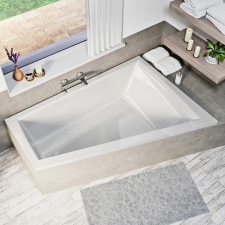  Amor 180×130 aszimmetrikus kád (jobbos vagy balos) kád, zuhanykabin