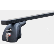 AMOS Beta105 szélzajmentes alu zárható tetőcsomagtartó fixpontos autókhoz tetőcsomagtartó