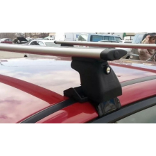 AMOS D-1 szélzajmentes alu zárható tetőcsomagtartó normál tetős autókhoz tetőcsomagtartó