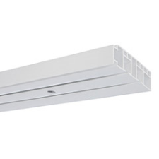 AMS AMS Műanyag mennyezeti függönysín (2 soros) fehér - 250 cm karnis, függönyrúd