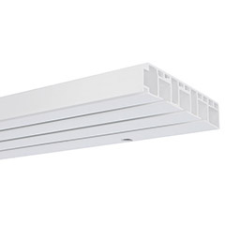 AMS AMS Műanyag mennyezeti függönysín (3 soros) fehér - 250 cm karnis, függönyrúd