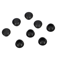 AMS AMS Műanyag mennyezeti függönysínhez - Furattakaró gomb (20 db) fekete karnis, függönyrúd