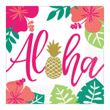 Amscan Aloha szalvéta 16 db-os, 33*33 cm papírárú, csomagoló és tárolóeszköz