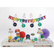 Amscan Happy Birthday Rainbow Mini dekorációs szett 37 db-os party kellék