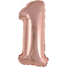 Amscan Rose Gold 1-es Szám Fólia Lufi 41 cm (9909689) party kellék