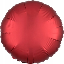 Amscan Silk Dark Red Kör Fólia Lufi 43 cm (9914134) party kellék
