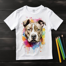  Amstaff póló (Gyerek)(Színes) gyerek póló