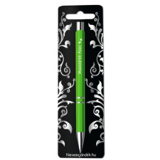 AN-PE 32 Kft Gravírozott toll, Masszőrök ásza, zöld toll