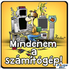 AN-PE 32 Kft Hűtőmágnes, Mindenem a számítógép hűtőmágnes