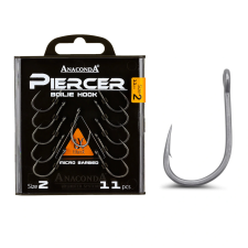 Anaconda Anaconda Piercer Boilie Hook pontyozó - bojlis horog, #2, 11db horog