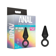 Anal Adventures Platinum S - anál dildó (fekete) - kicsi anál