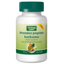 ANANÁSZ PAPAYA KURKUMA KAPSZULA 78X vitamin és táplálékkiegészítő