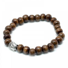 Ancient Barna Fa Gyöngy Buddha Karkötők karkötő