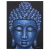 Ancient Buddha Festmény - Kék Brokát Hatás